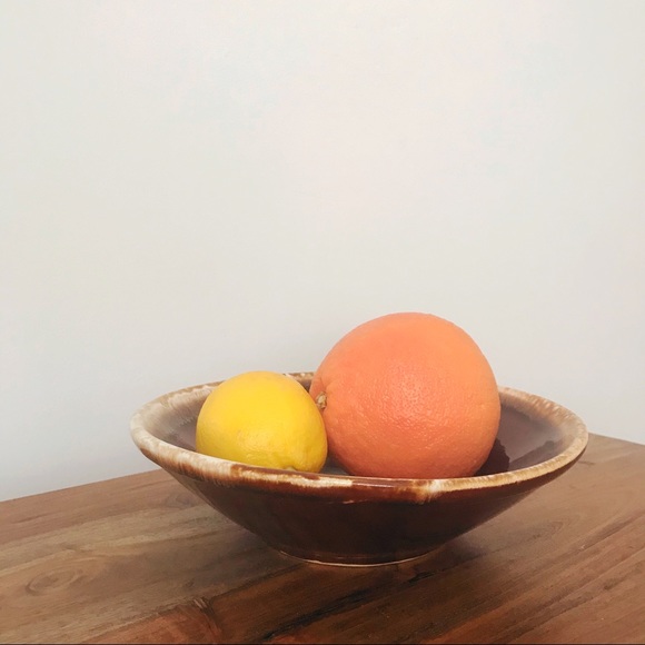 Vintage • Glazed Stoneware Serving Bowl - Picture 5 of 5